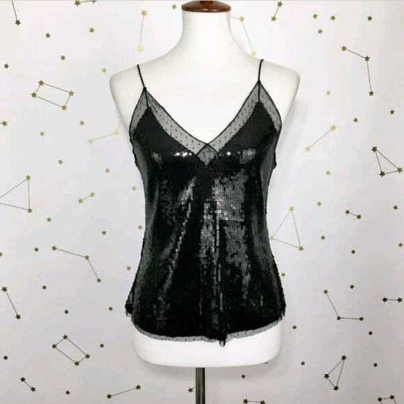 Free People Intimately Sassy Sequin Tank Top Cami - Picture 2 of 8